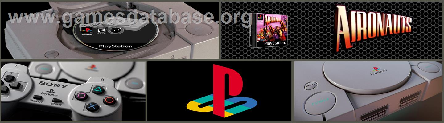 Aironauts - Sony Playstation - Artwork - Marquee