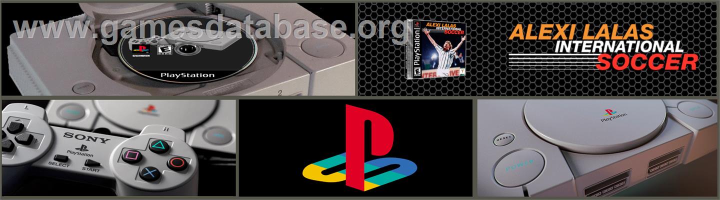 Alexi Lalas International Soccer - Sony Playstation - Artwork - Marquee
