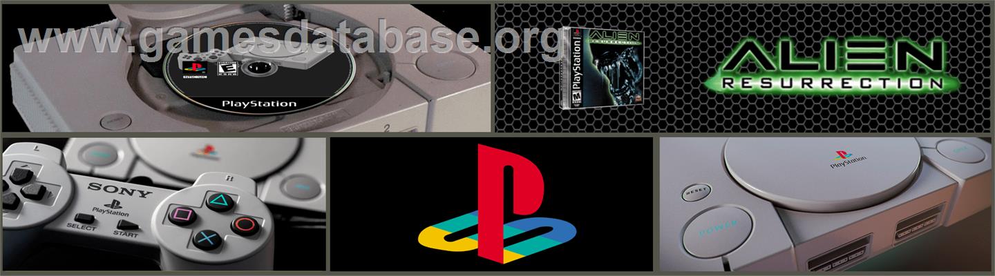 Alien Resurrection - Sony Playstation - Artwork - Marquee
