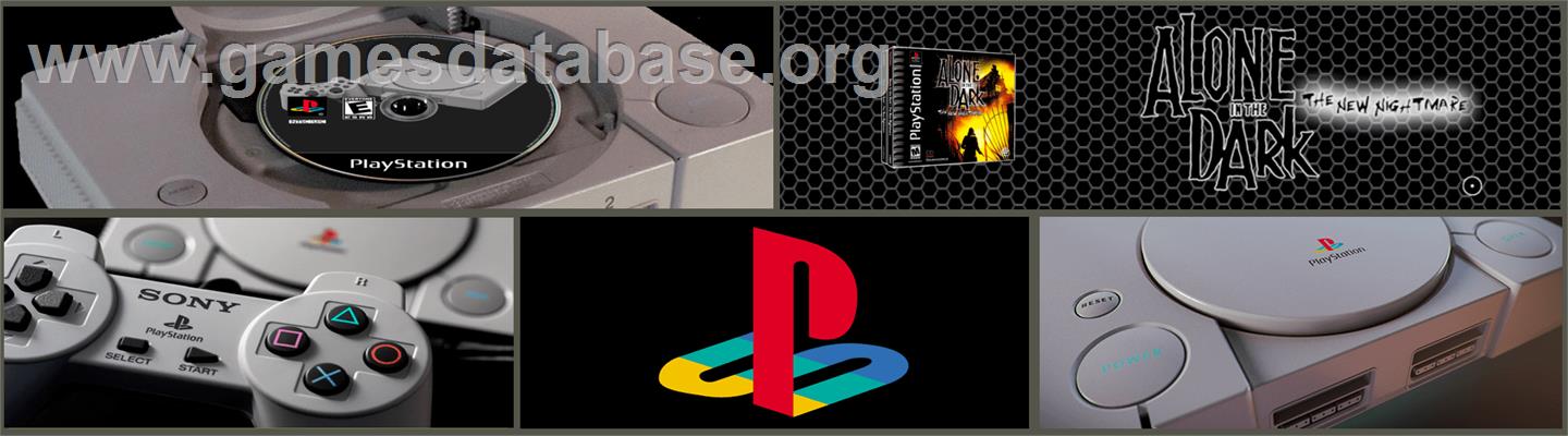 Alone in the Dark: The New Nightmare - Sony Playstation - Artwork - Marquee