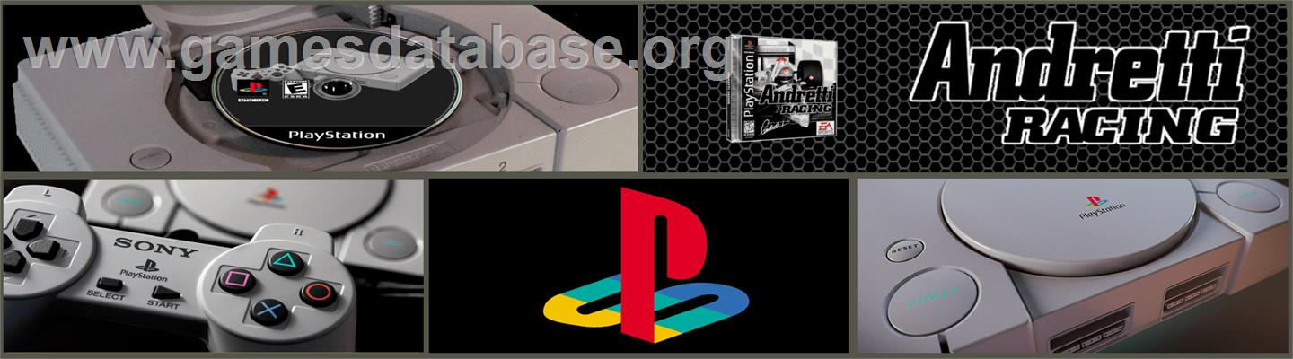 Andretti Racing - Sony Playstation - Artwork - Marquee