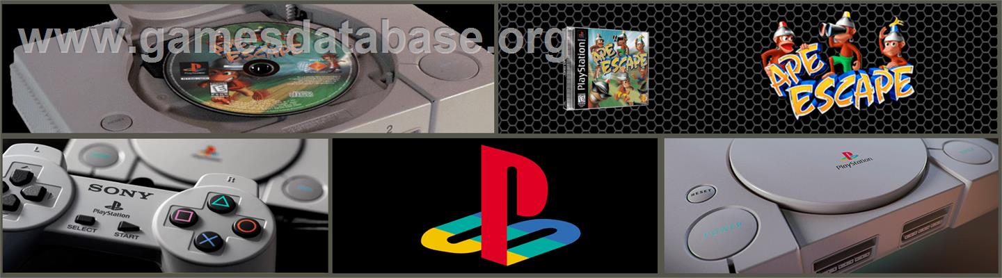 Ape Escape - Sony Playstation - Artwork - Marquee