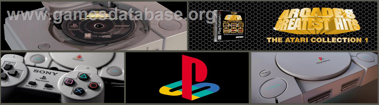 Arcade's Greatest Hits: The Atari Collection 1 - Sony Playstation - Artwork - Marquee