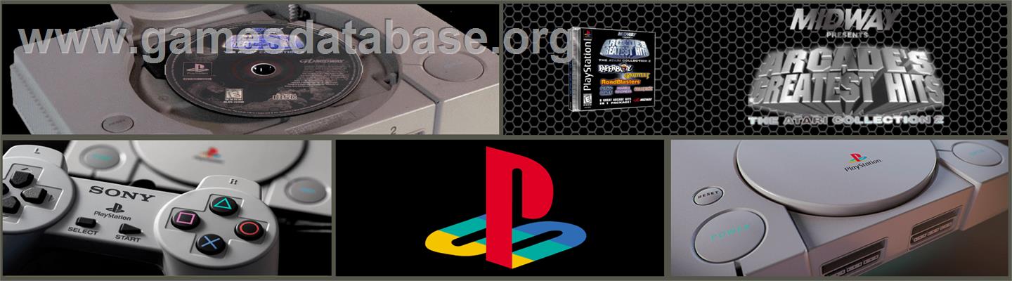 Arcade's Greatest Hits: The Atari Collection 2 - Sony Playstation - Artwork - Marquee