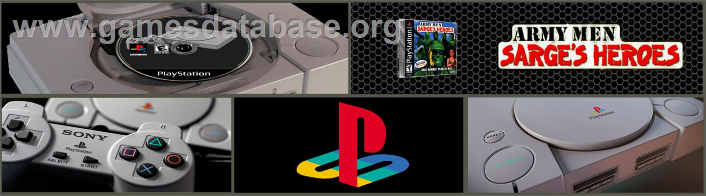 Army Men: Sarge's Heroes - Sony Playstation - Artwork - Marquee