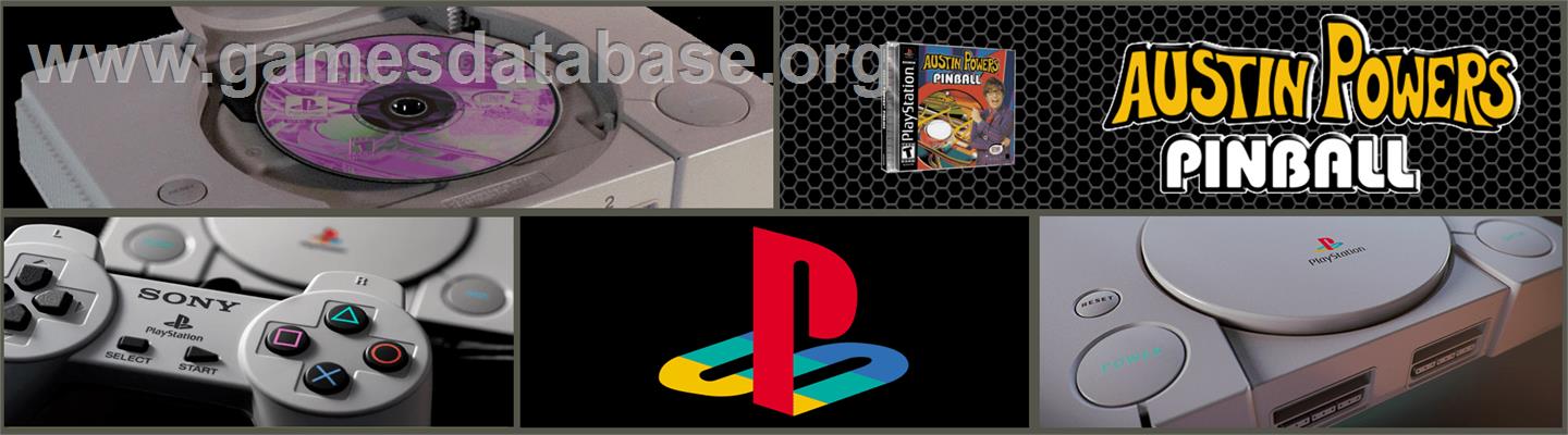 Austin Powers Pinball - Sony Playstation - Artwork - Marquee