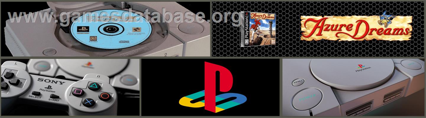 Azure Dreams - Sony Playstation - Artwork - Marquee