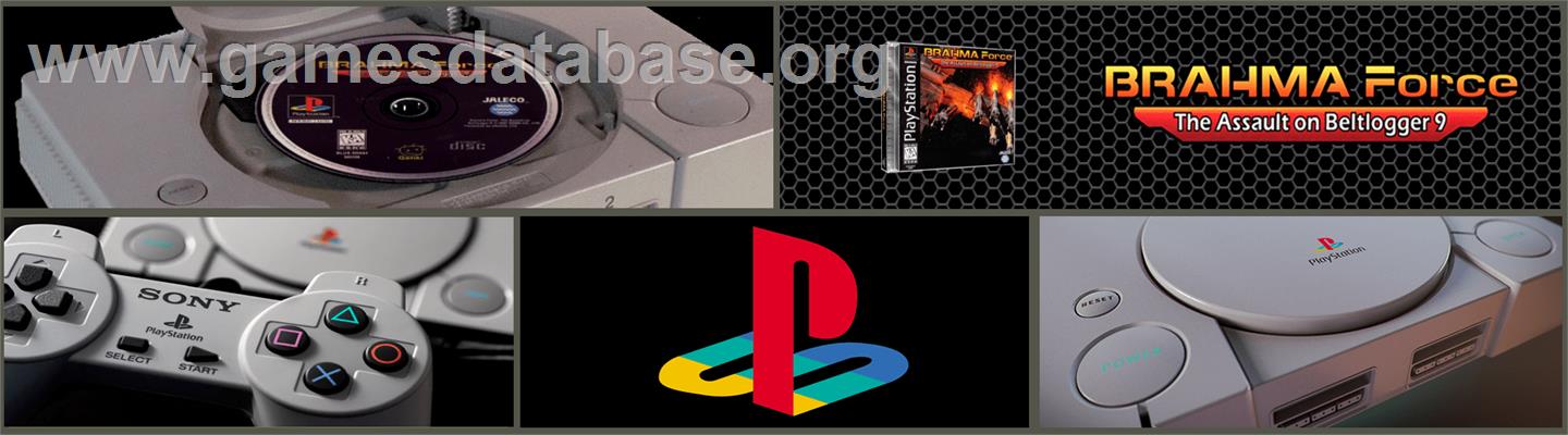 BRAHMA Force: The Assault on Beltlogger 9 - Sony Playstation - Artwork - Marquee