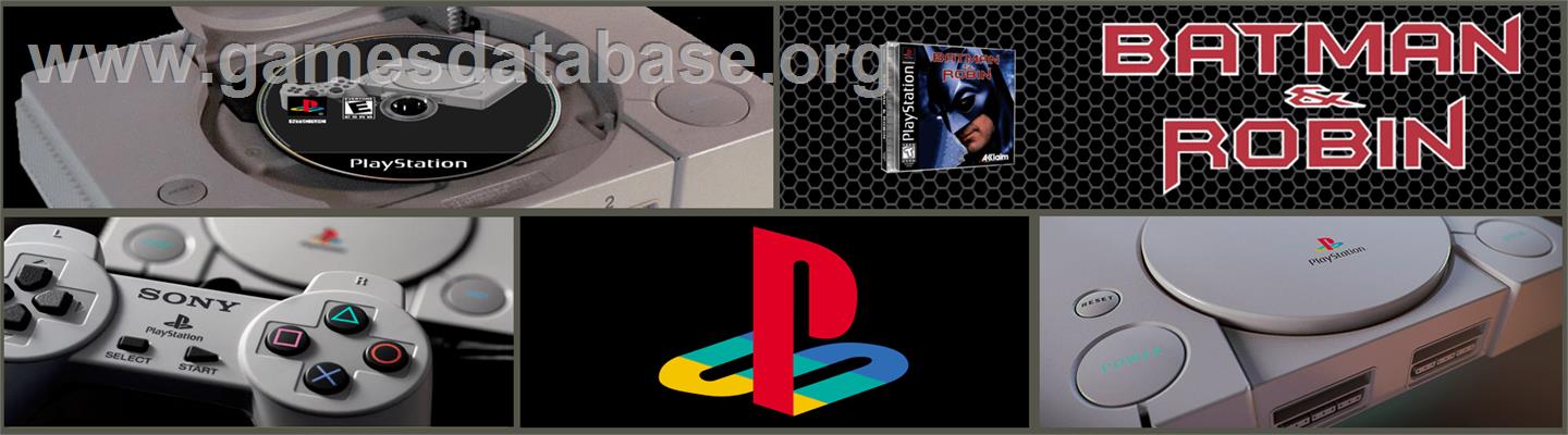 Batman & Robin - Sony Playstation - Artwork - Marquee