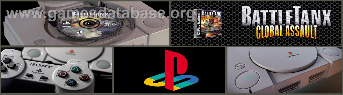 BattleTanx: Global Assault - Sony Playstation - Artwork - Marquee