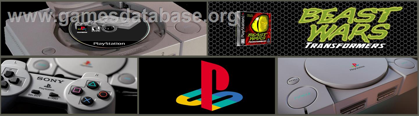 Beast Wars: Transformers - Sony Playstation - Artwork - Marquee