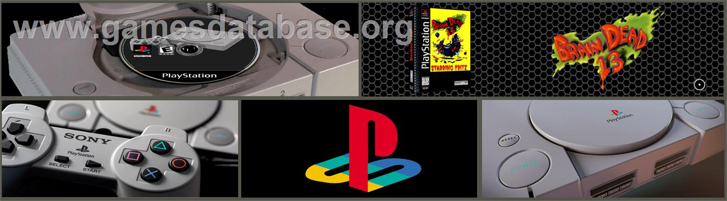 Braindead 13 - Sony Playstation - Artwork - Marquee