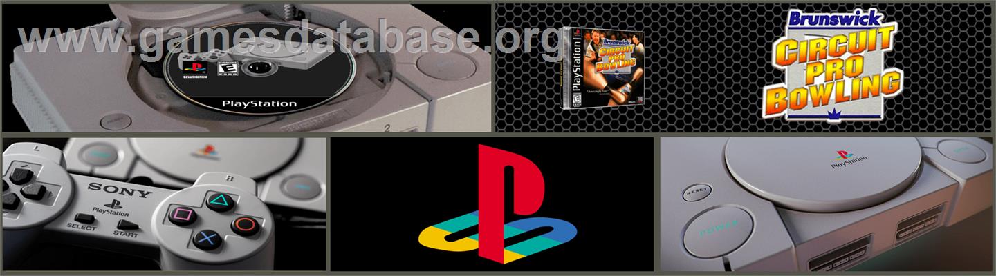 Brunswick Circuit Pro Bowling - Sony Playstation - Artwork - Marquee