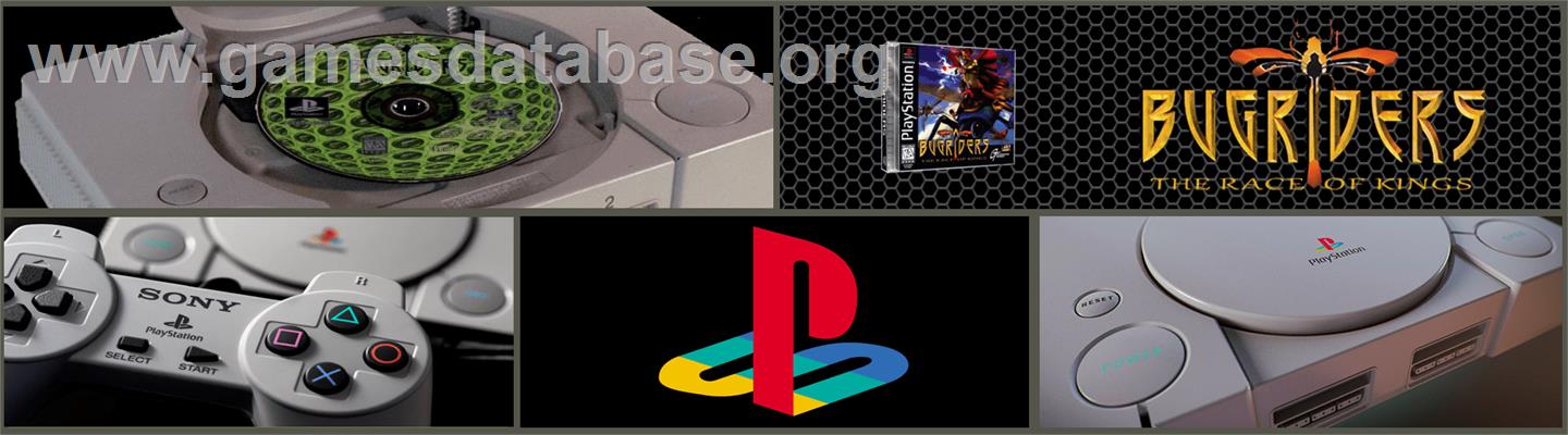 BugRiders: The Race of Kings - Sony Playstation - Artwork - Marquee