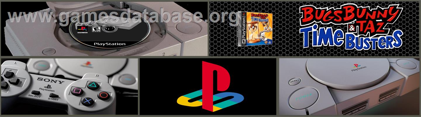 Bugs Bunny & Taz: Time Busters - Sony Playstation - Artwork - Marquee