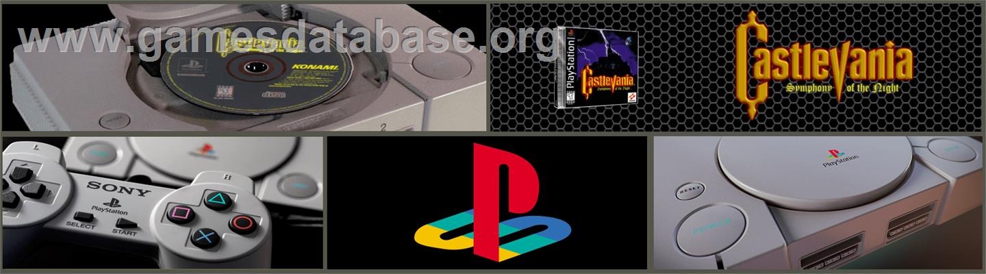 Castlevania: Symphony of the Night - Sony Playstation - Artwork - Marquee