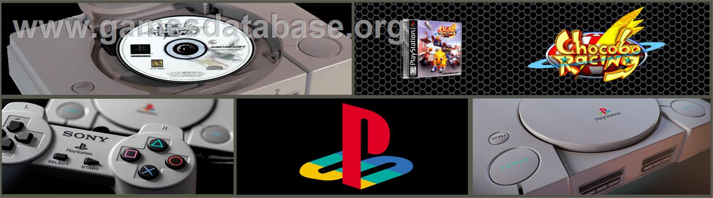 Chocobo Racing - Sony Playstation - Artwork - Marquee