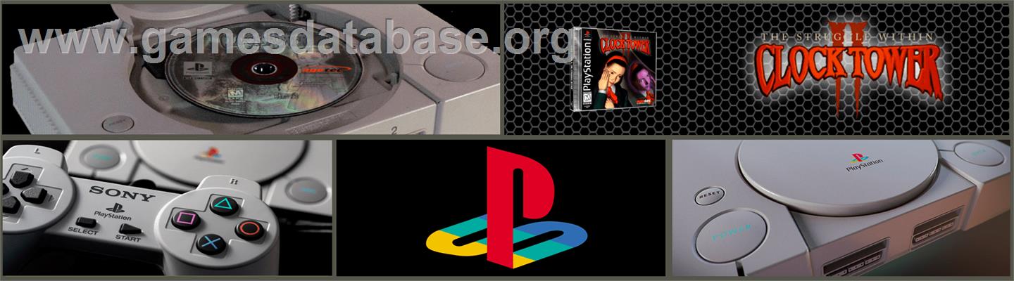 Clock Tower 2: The Struggle Within - Sony Playstation - Artwork - Marquee