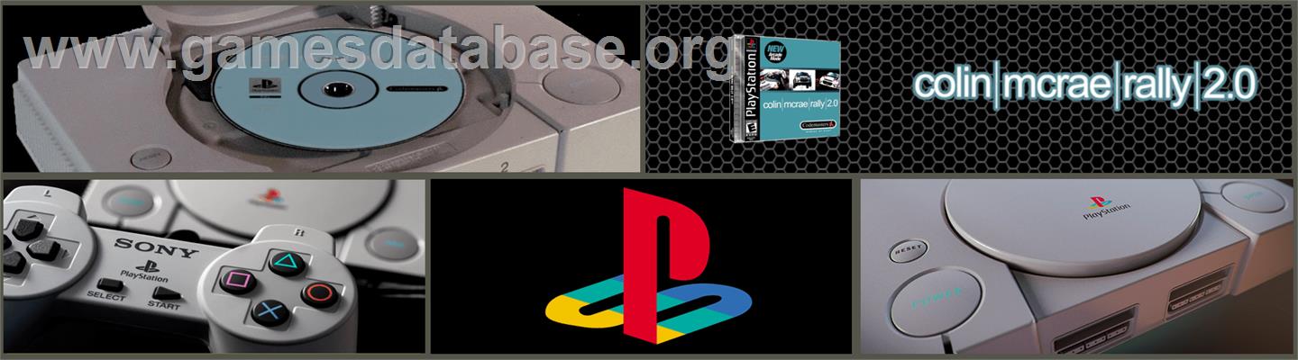 Colin McRae Rally 2.0 - Sony Playstation - Artwork - Marquee
