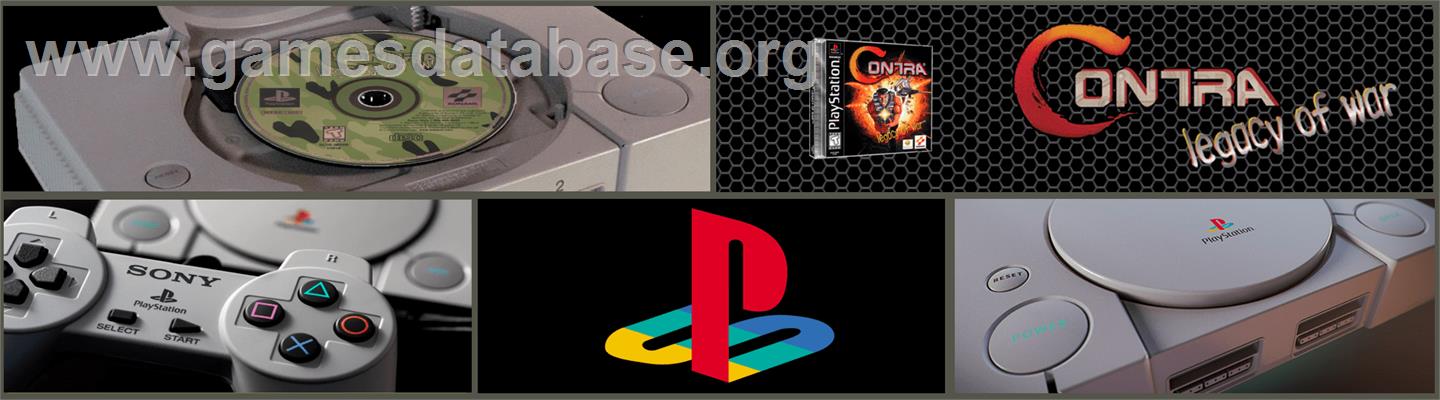 Contra: Legacy of War - Sony Playstation - Artwork - Marquee