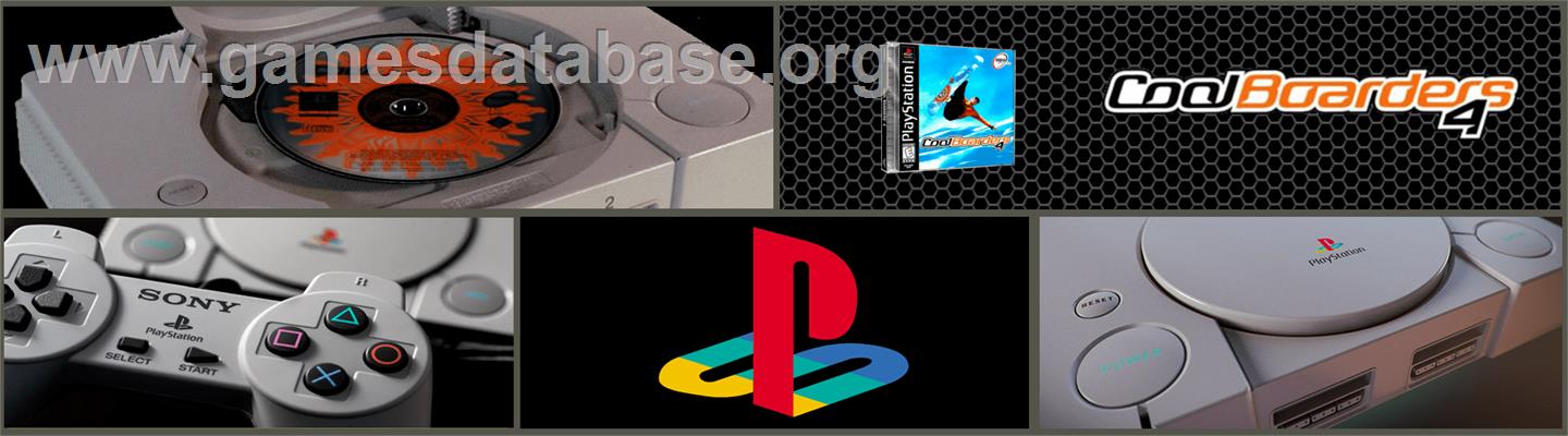 Cool Boarders 4 - Sony Playstation - Artwork - Marquee