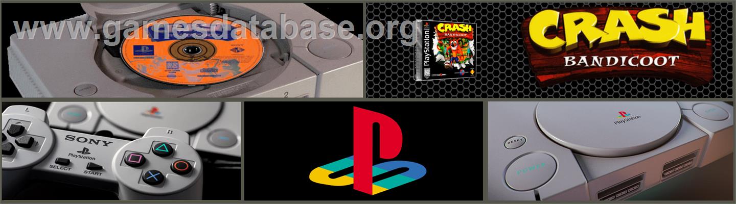 Crash Bandicoot - Sony Playstation - Artwork - Marquee