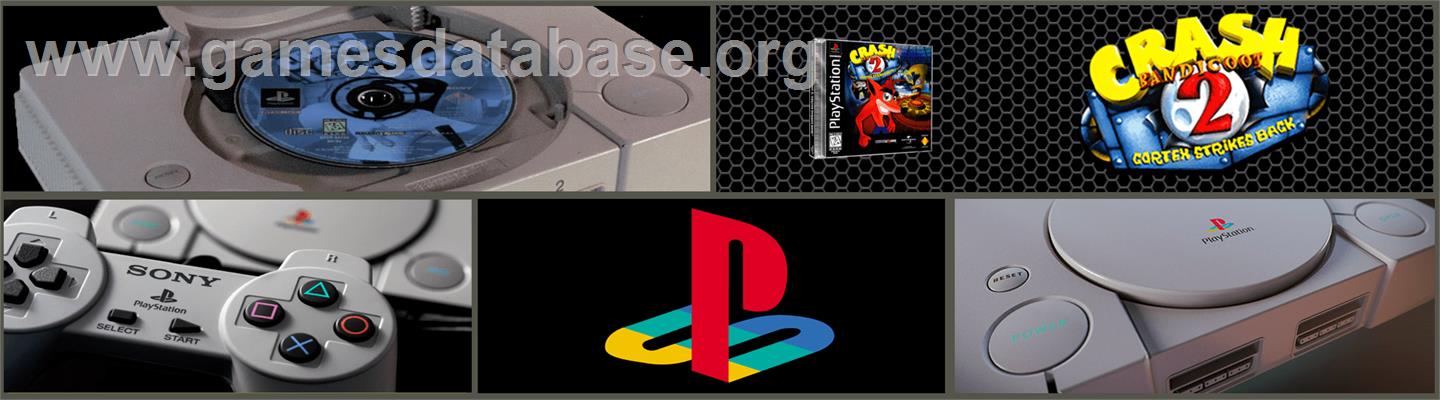Crash Bandicoot 2: Cortex Strikes Back - Sony Playstation - Artwork - Marquee