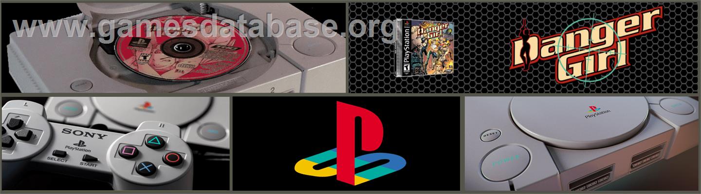 Danger Girl - Sony Playstation - Artwork - Marquee