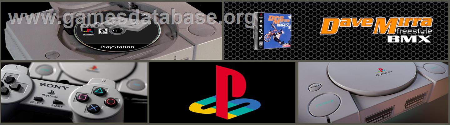 Dave Mirra Freestyle BMX - Sony Playstation - Artwork - Marquee