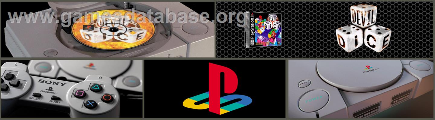 Devil Dice - Sony Playstation - Artwork - Marquee