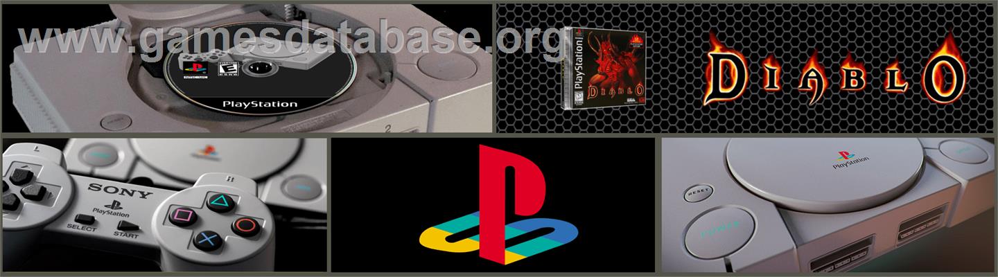Diablo - Sony Playstation - Artwork - Marquee