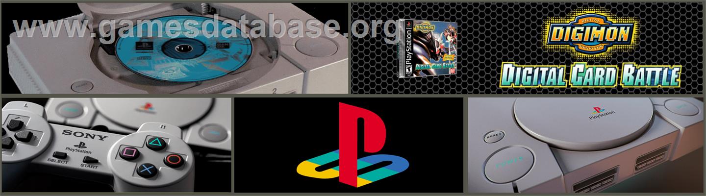 Digimon Digital Card Battle - Sony Playstation - Artwork - Marquee