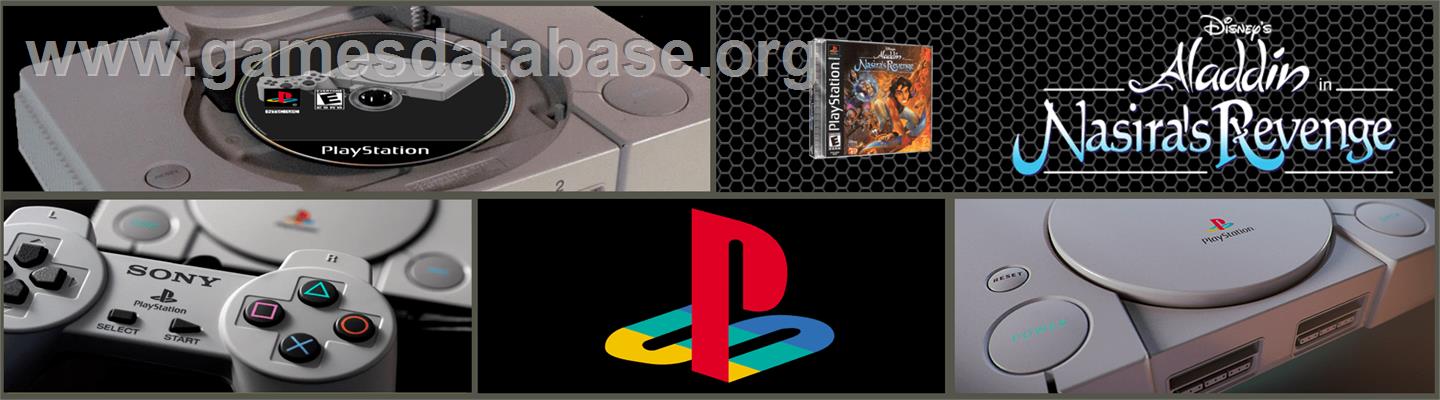 Disney's Aladdin in Nasira's Revenge - Sony Playstation - Artwork - Marquee