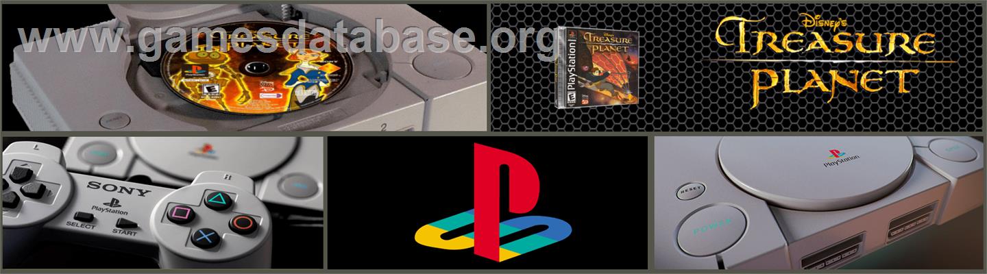 Disney's Treasure Planet - Sony Playstation - Artwork - Marquee