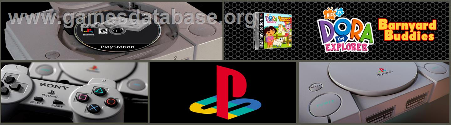 Dora the Explorer: Barnyard Buddies - Sony Playstation - Artwork - Marquee