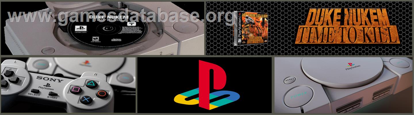 Duke Nukem: Time to Kill - Sony Playstation - Artwork - Marquee