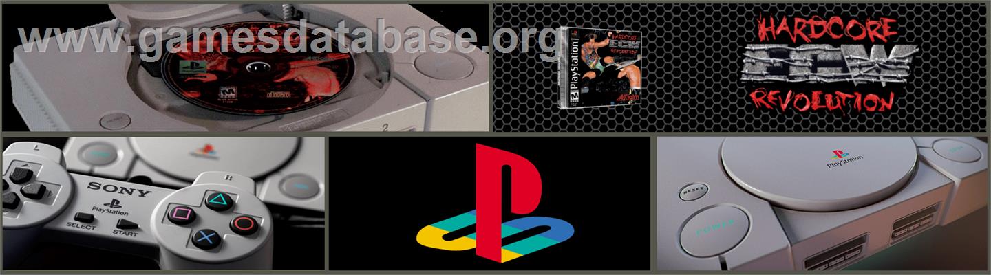 ECW Hardcore Revolution - Sony Playstation - Artwork - Marquee