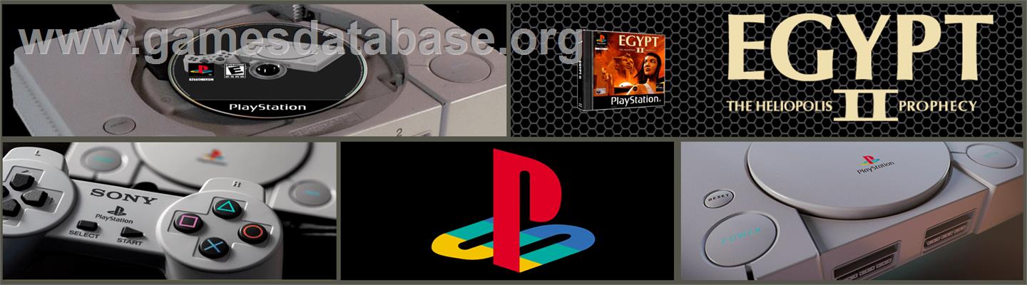 Egypt II: The Heliopolis Prophecy - Sony Playstation - Artwork - Marquee