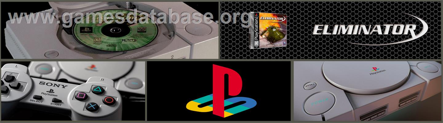 Eliminator - Sony Playstation - Artwork - Marquee