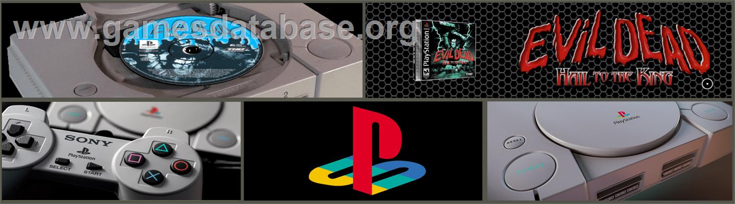 Evil Dead: Hail to the King - Sony Playstation - Artwork - Marquee