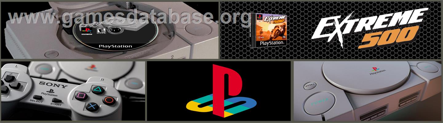 Extreme 500 - Sony Playstation - Artwork - Marquee