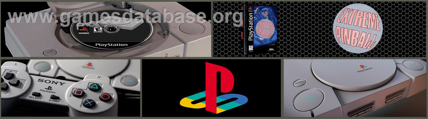 Extreme Pinball - Sony Playstation - Artwork - Marquee