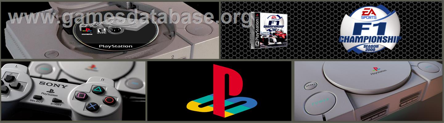 F1 Championship Season 2000 - Sony Playstation - Artwork - Marquee