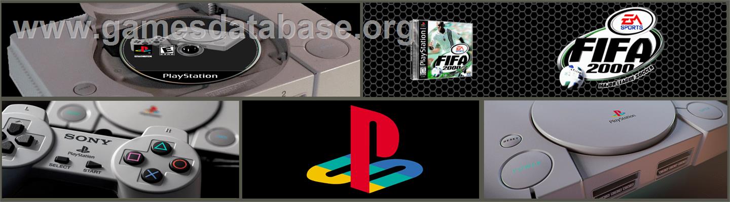 FIFA 2000: Major League Soccer - Sony Playstation - Artwork - Marquee