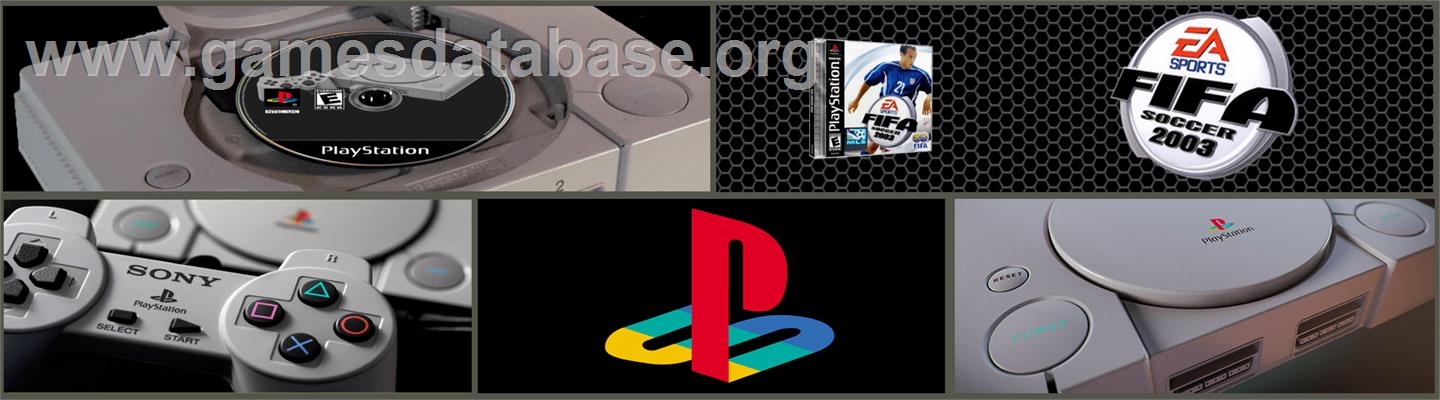 FIFA Soccer 2003 - Sony Playstation - Artwork - Marquee