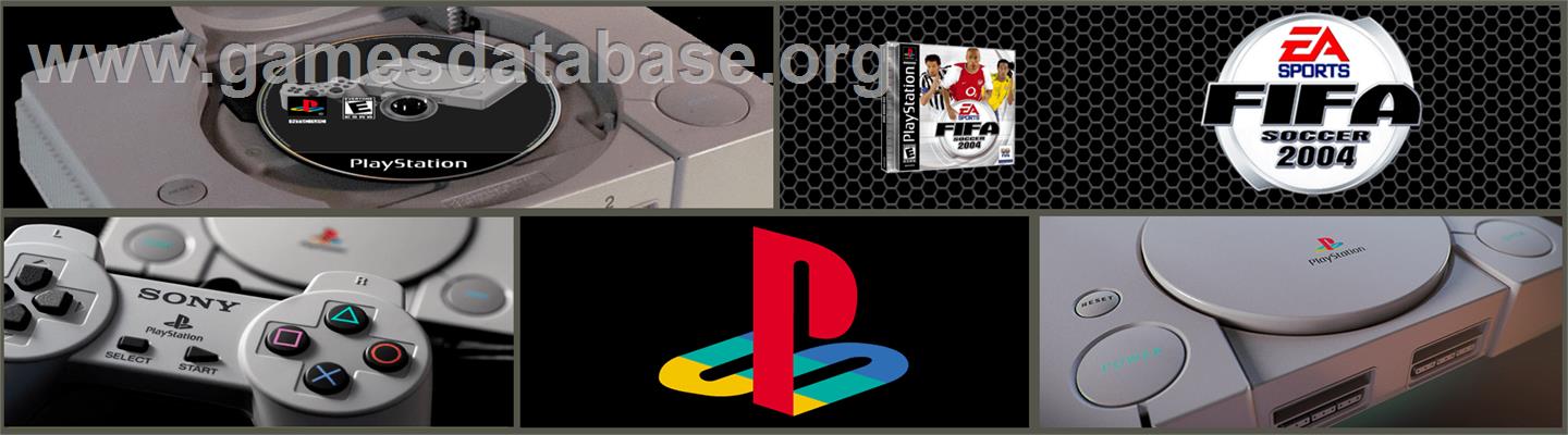 FIFA Soccer 2004 - Sony Playstation - Artwork - Marquee