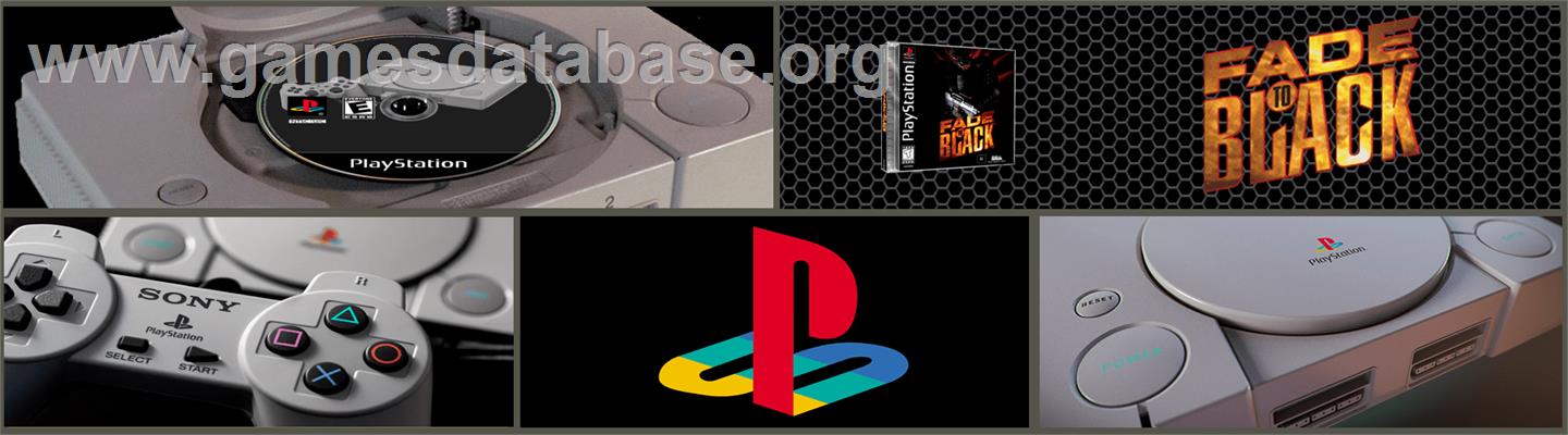 Fade to Black - Sony Playstation - Artwork - Marquee