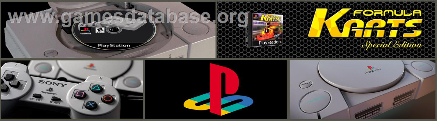 Formula Karts: Special Edition - Sony Playstation - Artwork - Marquee