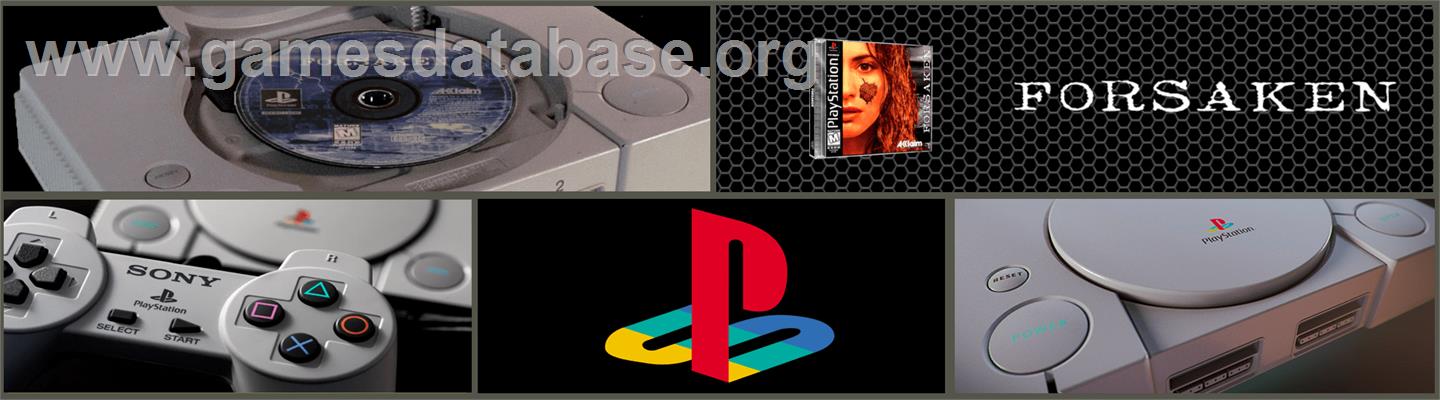 Forsaken - Sony Playstation - Artwork - Marquee