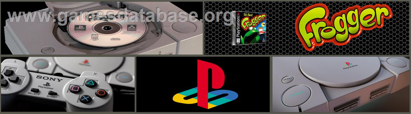Frogger - Sony Playstation - Artwork - Marquee